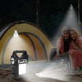 Portable Solar Power Station with Flashlight and 3 Lighting Bulbs