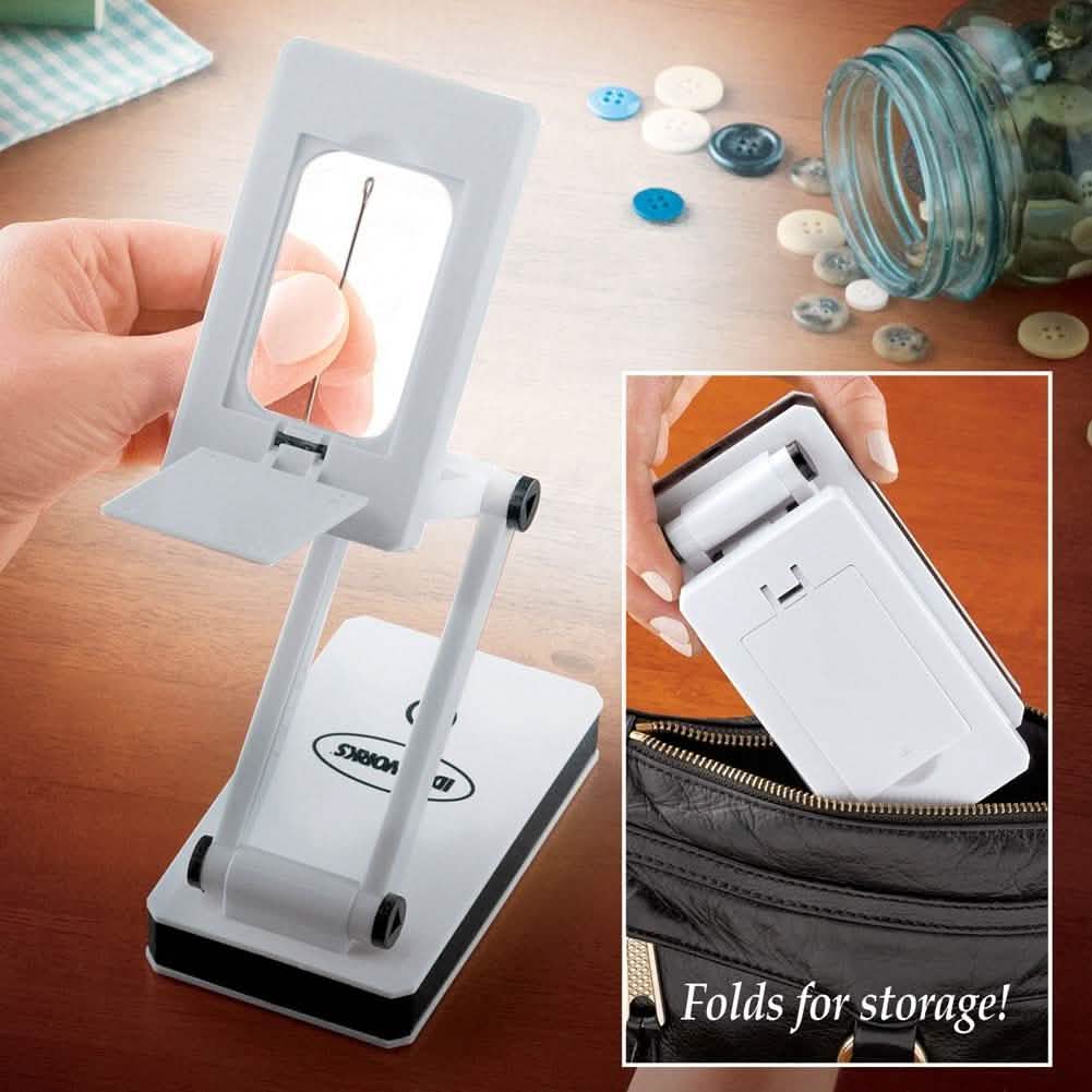 Lampe LED portable ultra-lumineuse avec loupe 3X