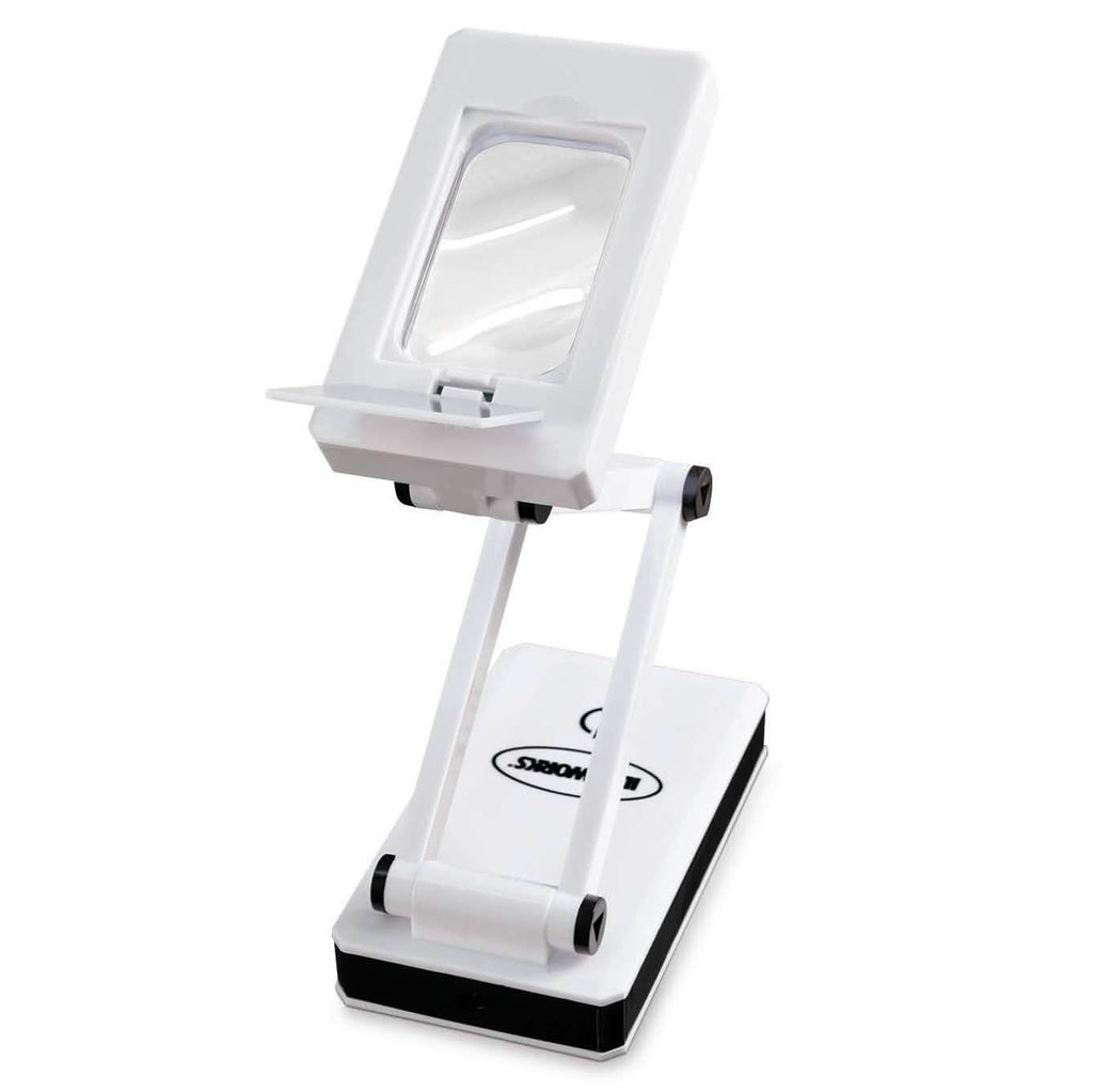 Lampe LED portable ultra-lumineuse avec loupe 3X