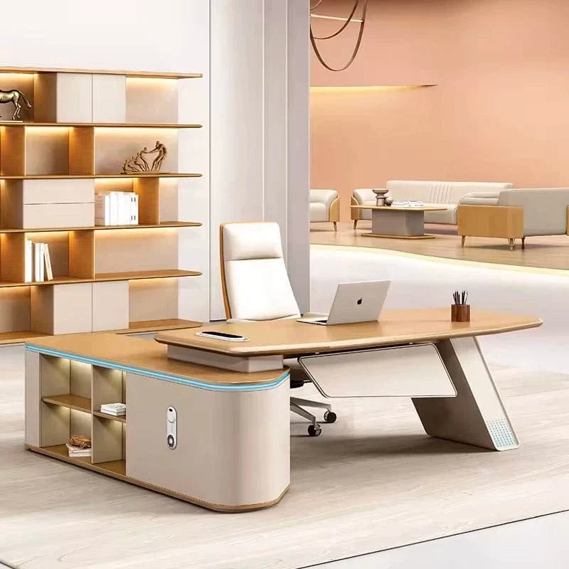 Ellis · Modern Executive L-Shaped Desk