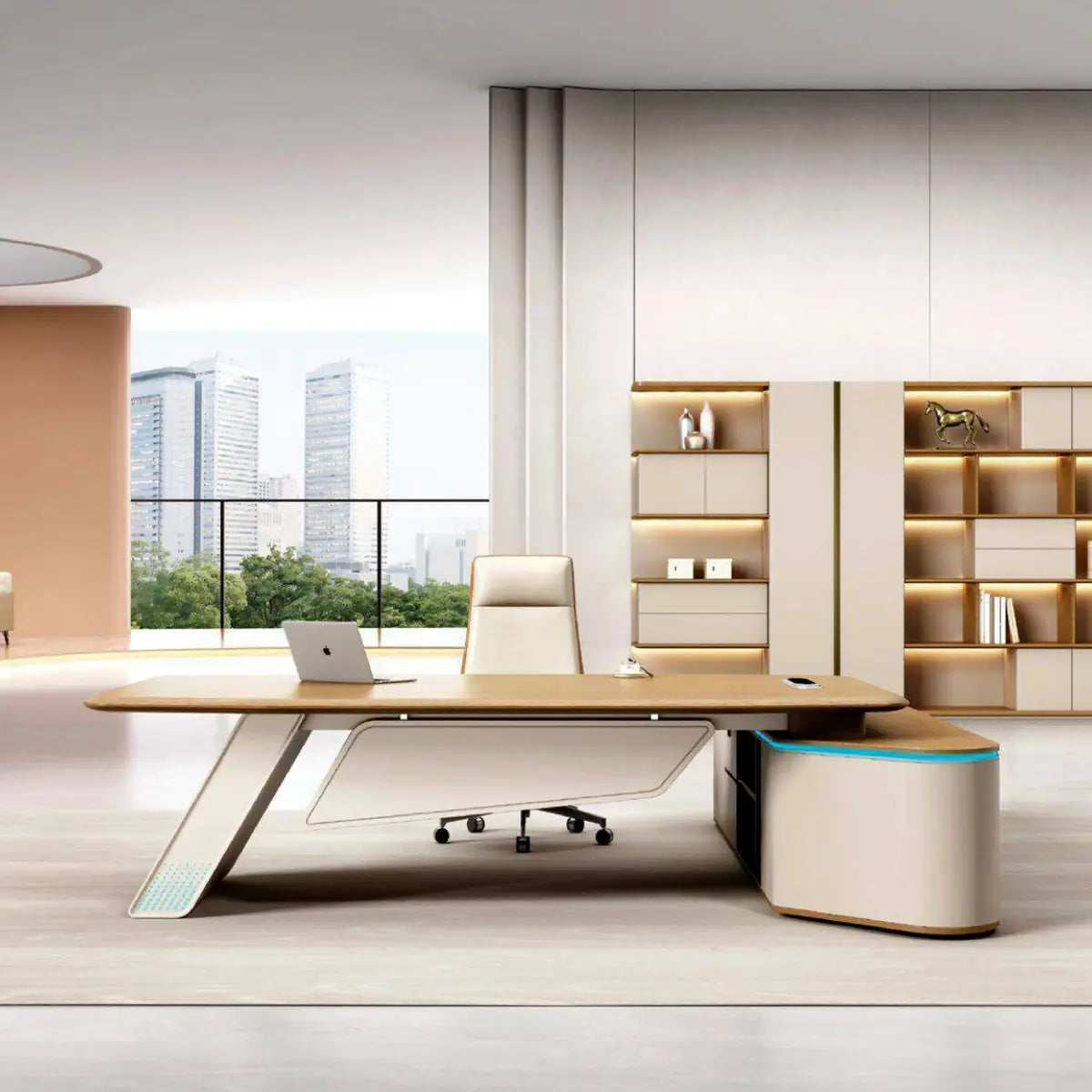 Ellis · Modern Executive L-Shaped Desk