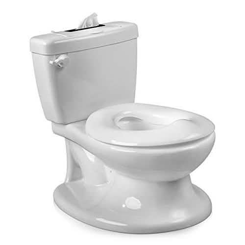 Chaise de toilette d'apprentissage de la propreté pour tout-petit avec pot amovible et distributeur de lingettes