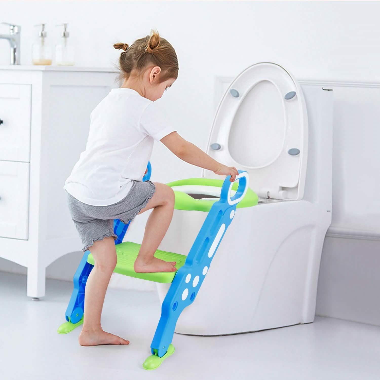 Potty Training Toilet Seat with Steps