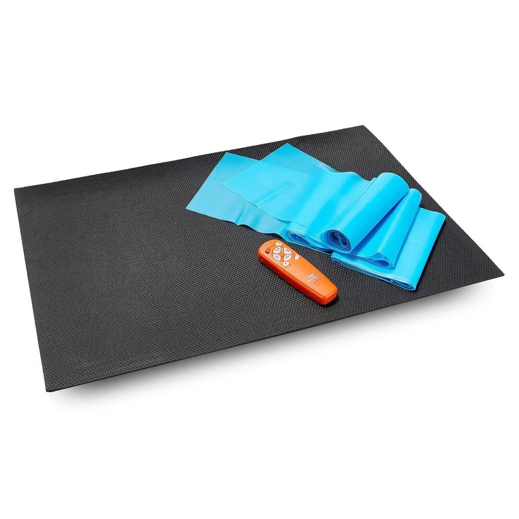 Plateforme vibrante PowerFit Elite avec bandes d'exercices et tapis (reconditionné)