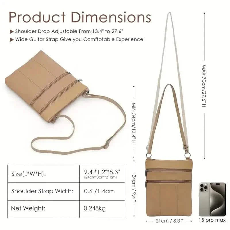 Sac à Main Organiseur en Cuir Premium pour Femme Sac de Voyage