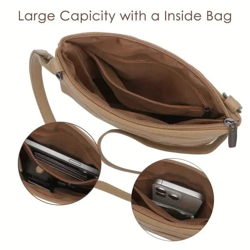 Sac à Main Organiseur en Cuir Premium pour Femme Sac de Voyage