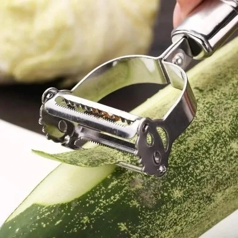 Premium Stainless Steel Vegetable Grater & Peeler