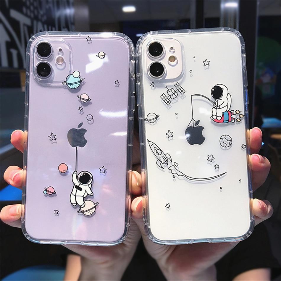 Creative Astronaut Shockproof iPhone Case