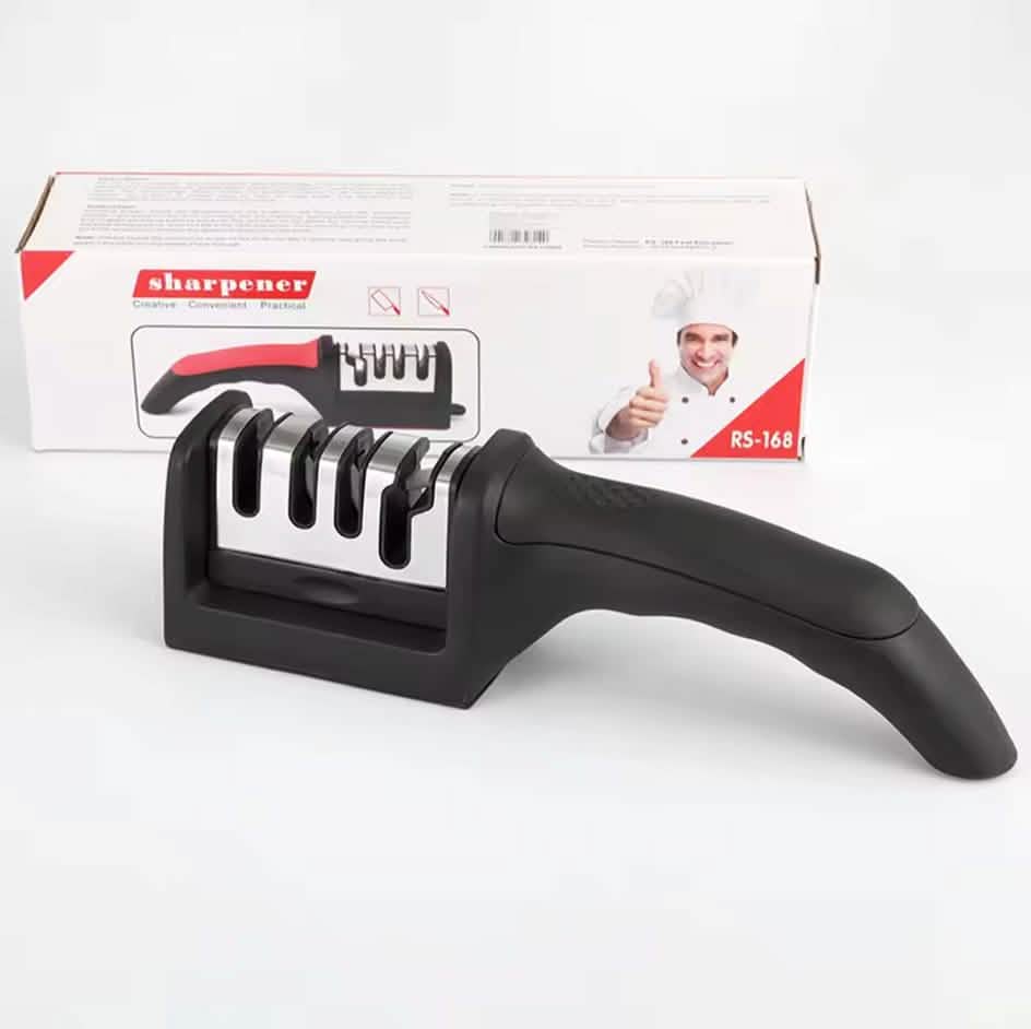 プロ用ナイフシャープナー 4段階 石・タングステン・ダイヤモンド・セラミックツール