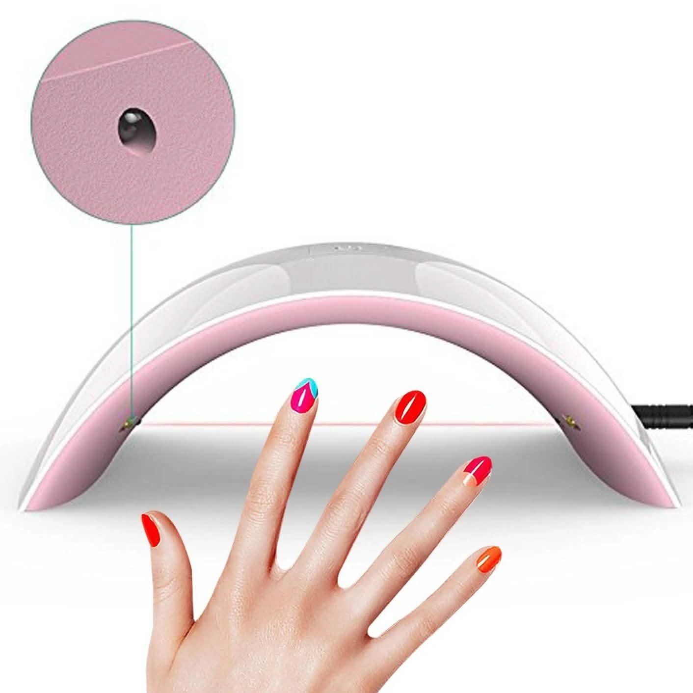 Lampe à ongles professionnelle UV LED pour vernis gel