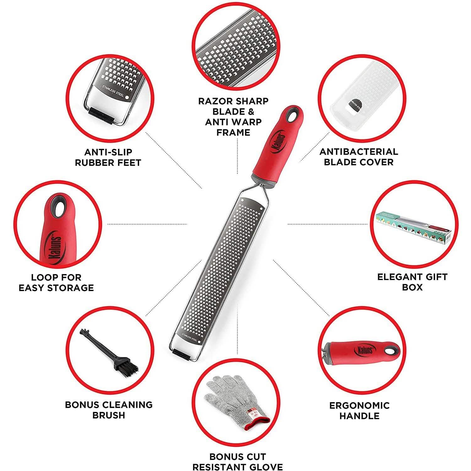 Râpe à Zester Professionnelle avec Manche