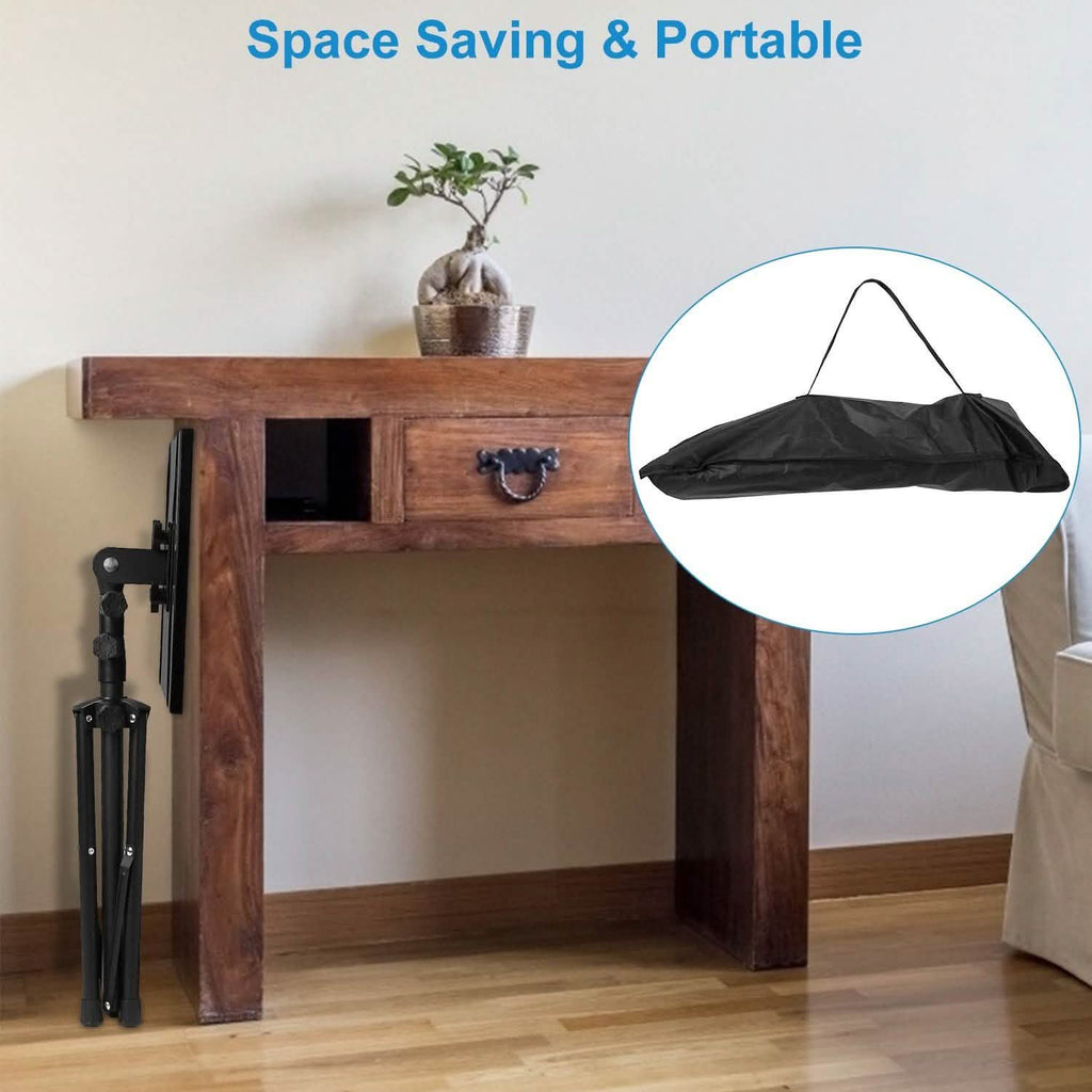 Support trépied pliable pour projecteur avec réglage de la hauteur et de l'inclinaison