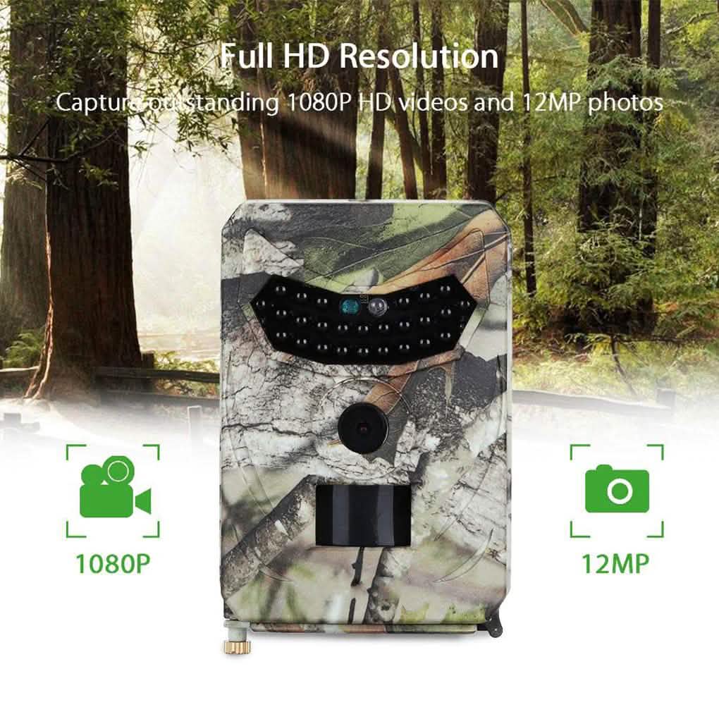 防護型野生動物カメラ ナイトビジョン トレイル IP65 ワイヤレス