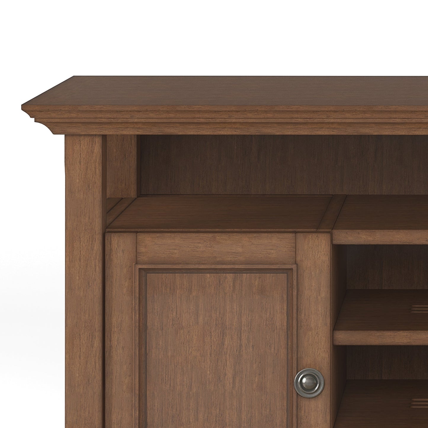 Amherst 54 Inch Wide Solid Wood TV Stand in Rustic