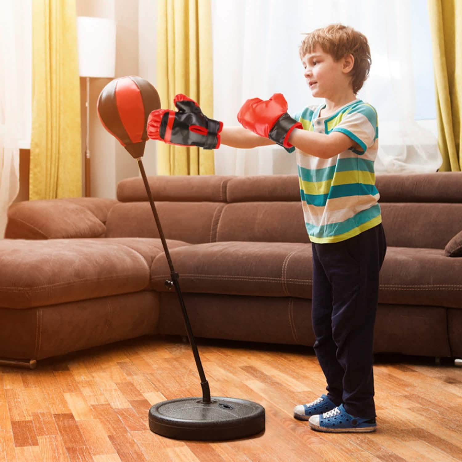 Punching Bag For Kids Junior Boxing Set with Boxing Gloves