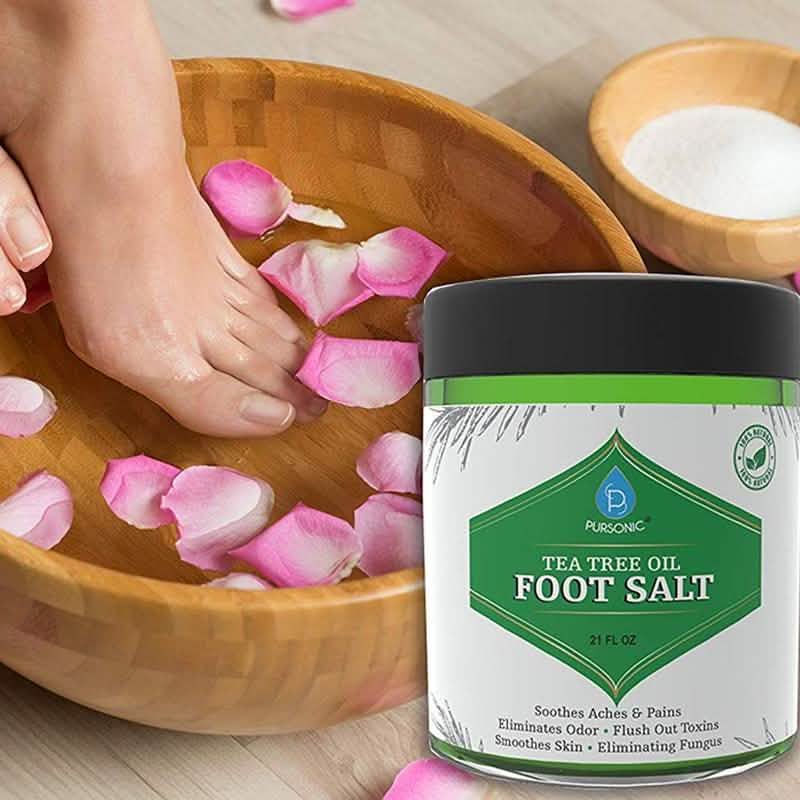 Spa de pieds massant Pursonic et bain de pieds à l'huile d'arbre à thé