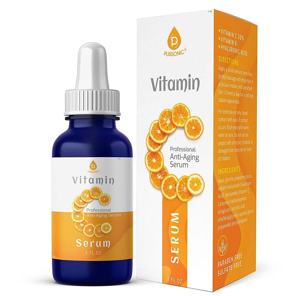Sérum Hydratant Anti-Âge Bio Pursonic Vitamine C