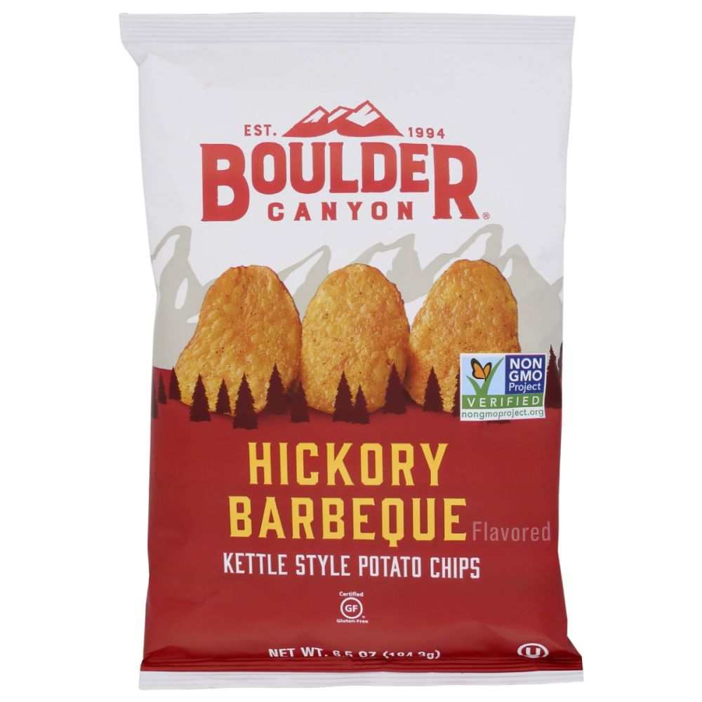BOULDER CANYON: Classic Hickory Barbeque Potato Chips, 6.5 oz