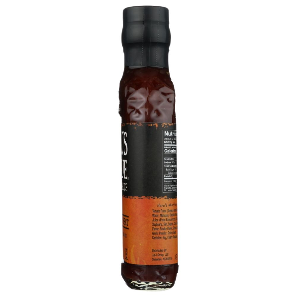 RUFUS TEAGUE: Touch O Heat BBQ Sauce, 15.25 oz