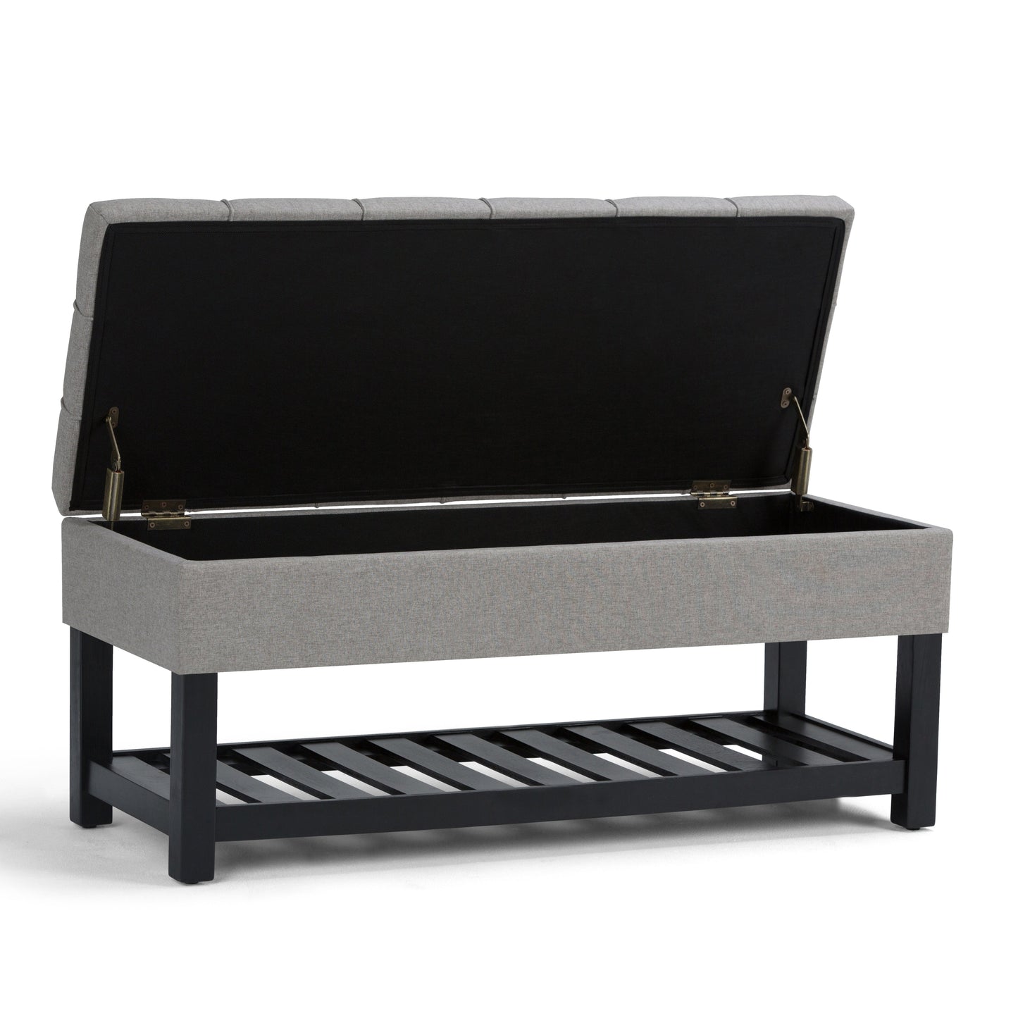 Saxon Storage Ottoman Bench - Dove