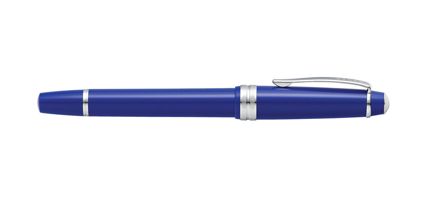 Bailey Light™ Polished Blue Resin Rollerball Pen