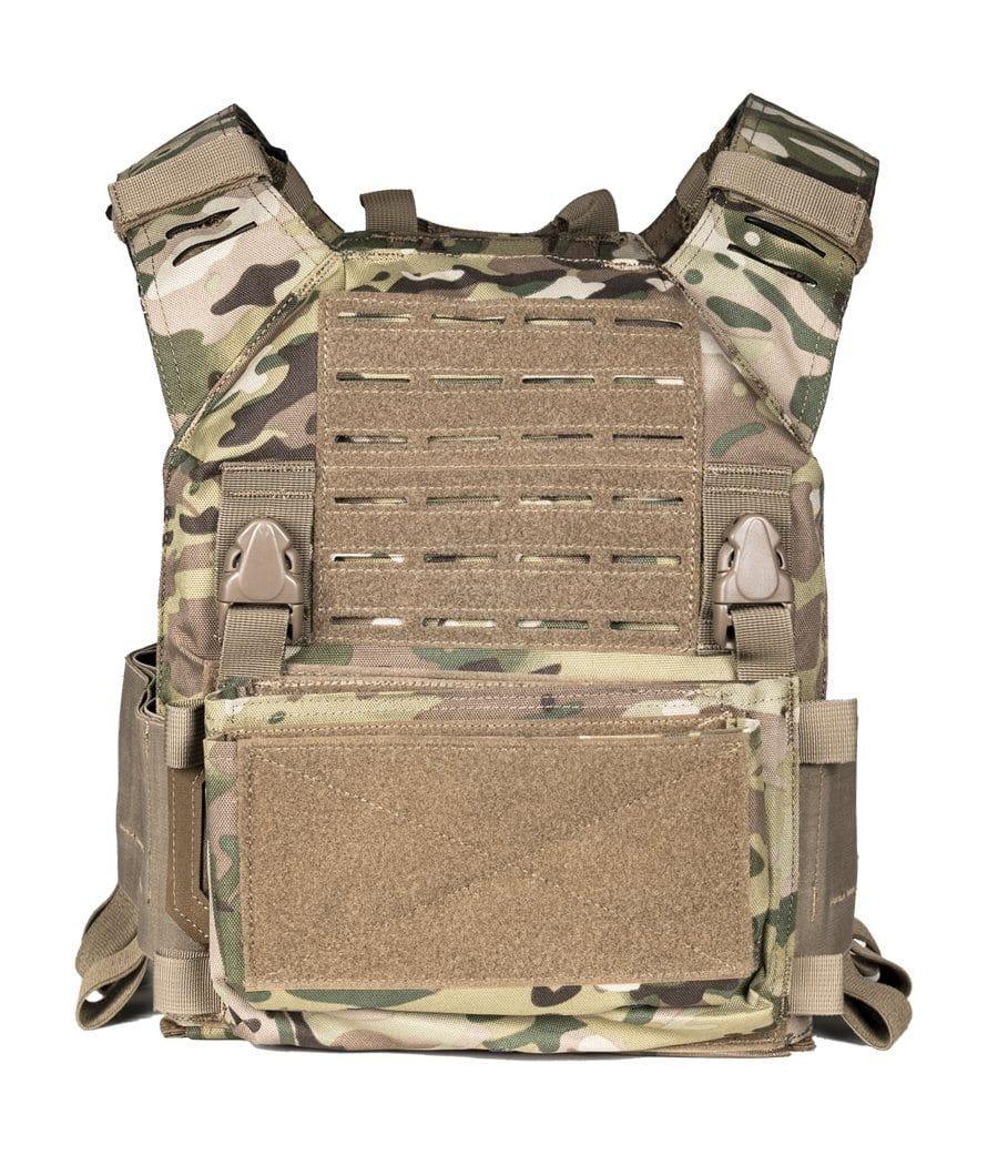 QRF Low Visibility Minimalist Plate Carrier with Armor Plates