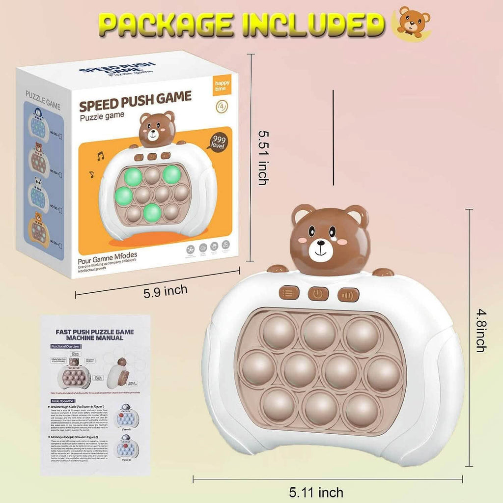 Quick Push Pop Game-it Fidget Toys Pro for Kids and Adults