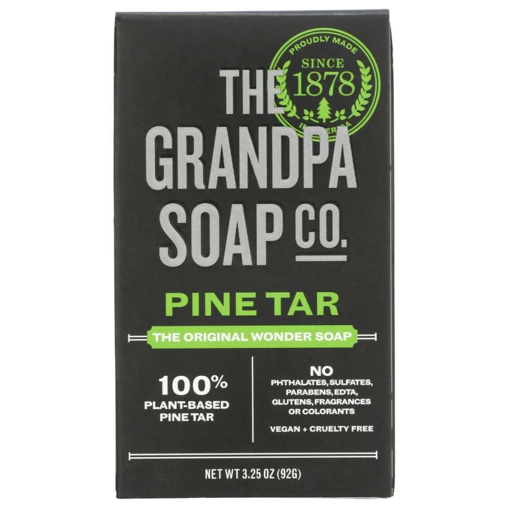 GRANDPAS: Pine Tar Bar Soap, 3.25 oz