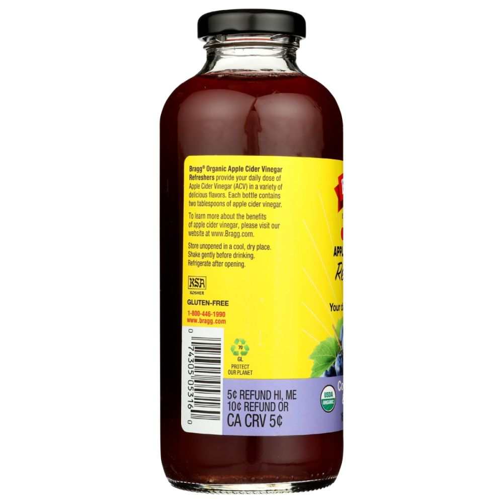 BRAGG: ACV Refreshers Concord Grape and Hibiscus, 16 fo