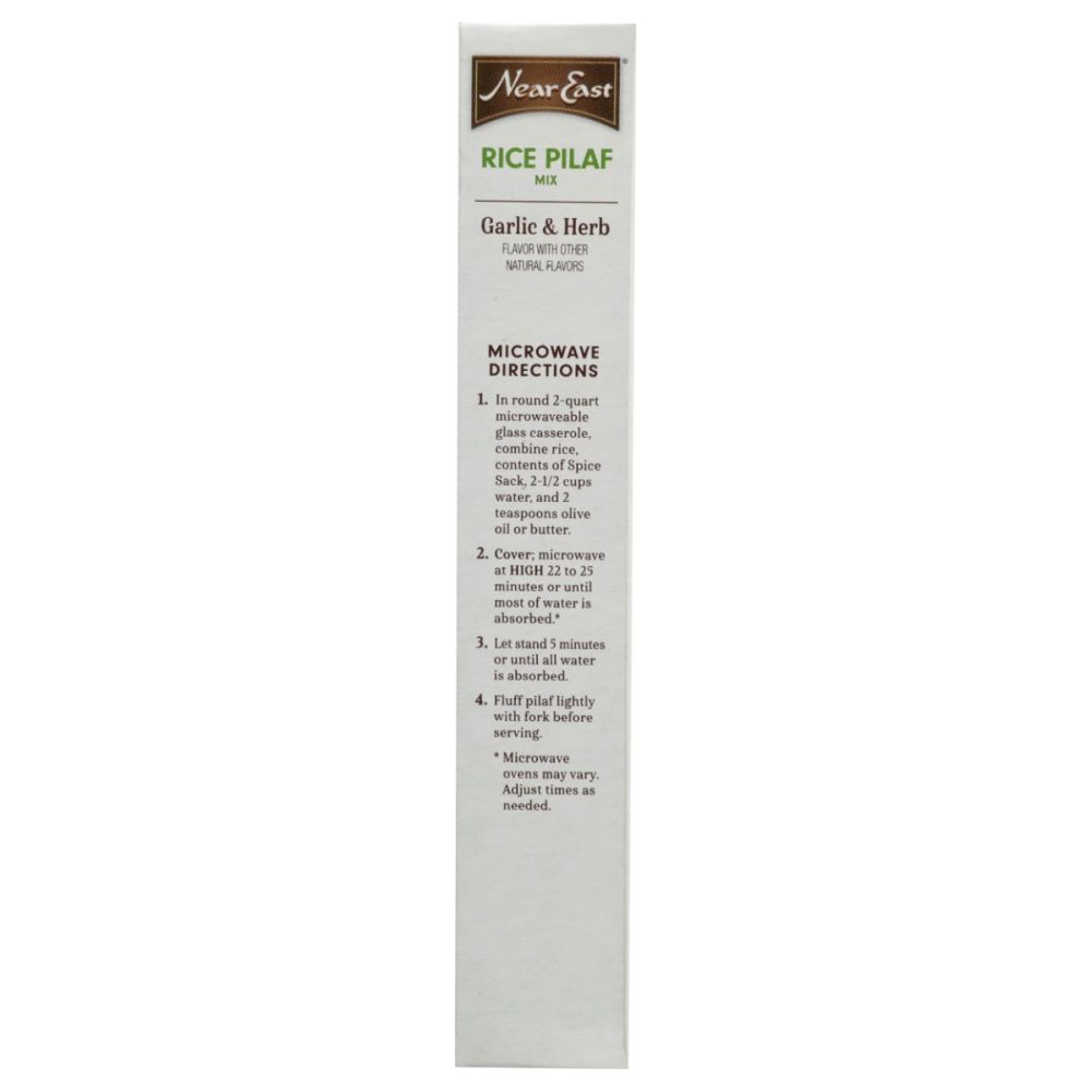 NEAR EAST: Rice Pilaf and Blends Garlic and Herb, 6.3 oz