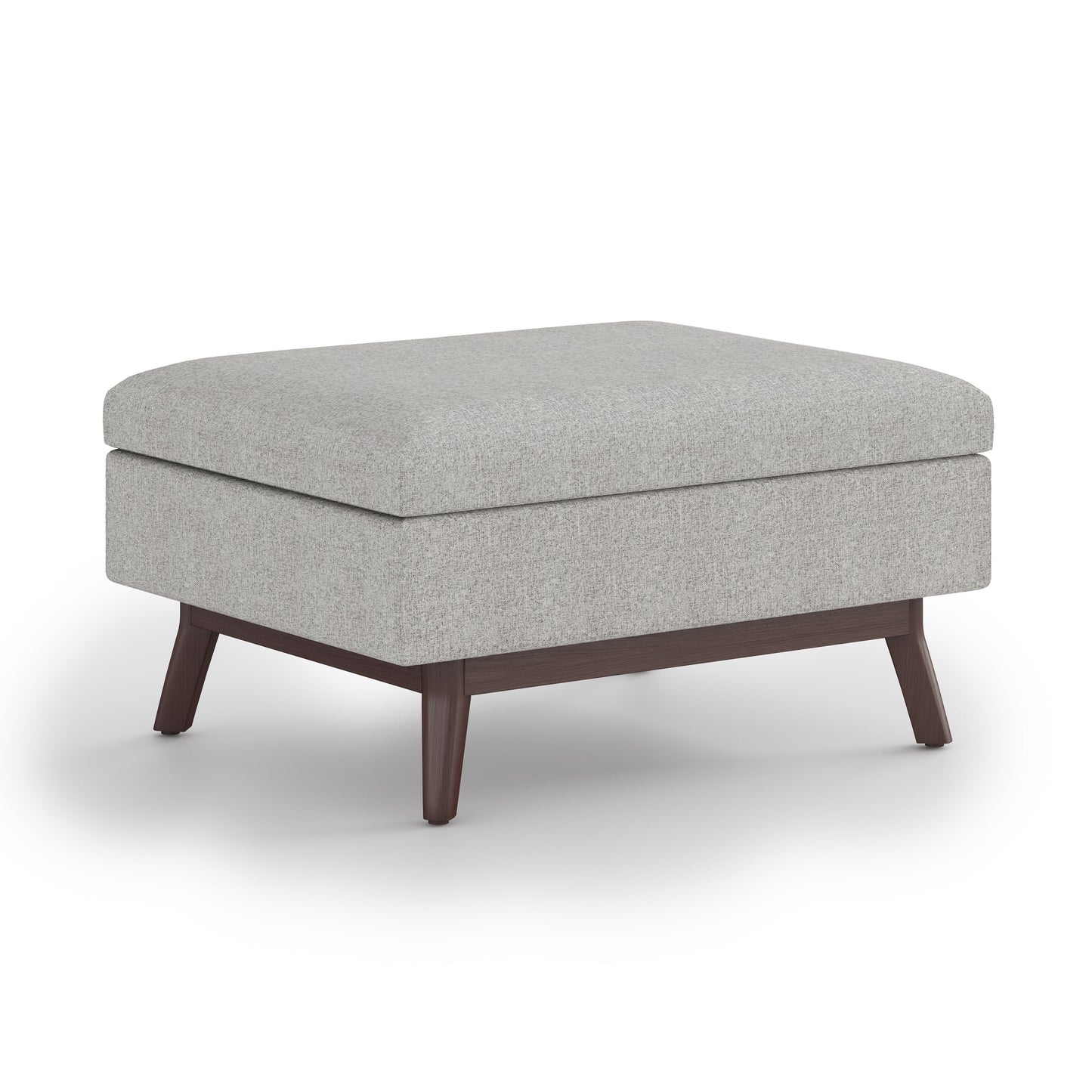Owen 34 Inch Wide Coffee Table Storage Ottoman in Cloud