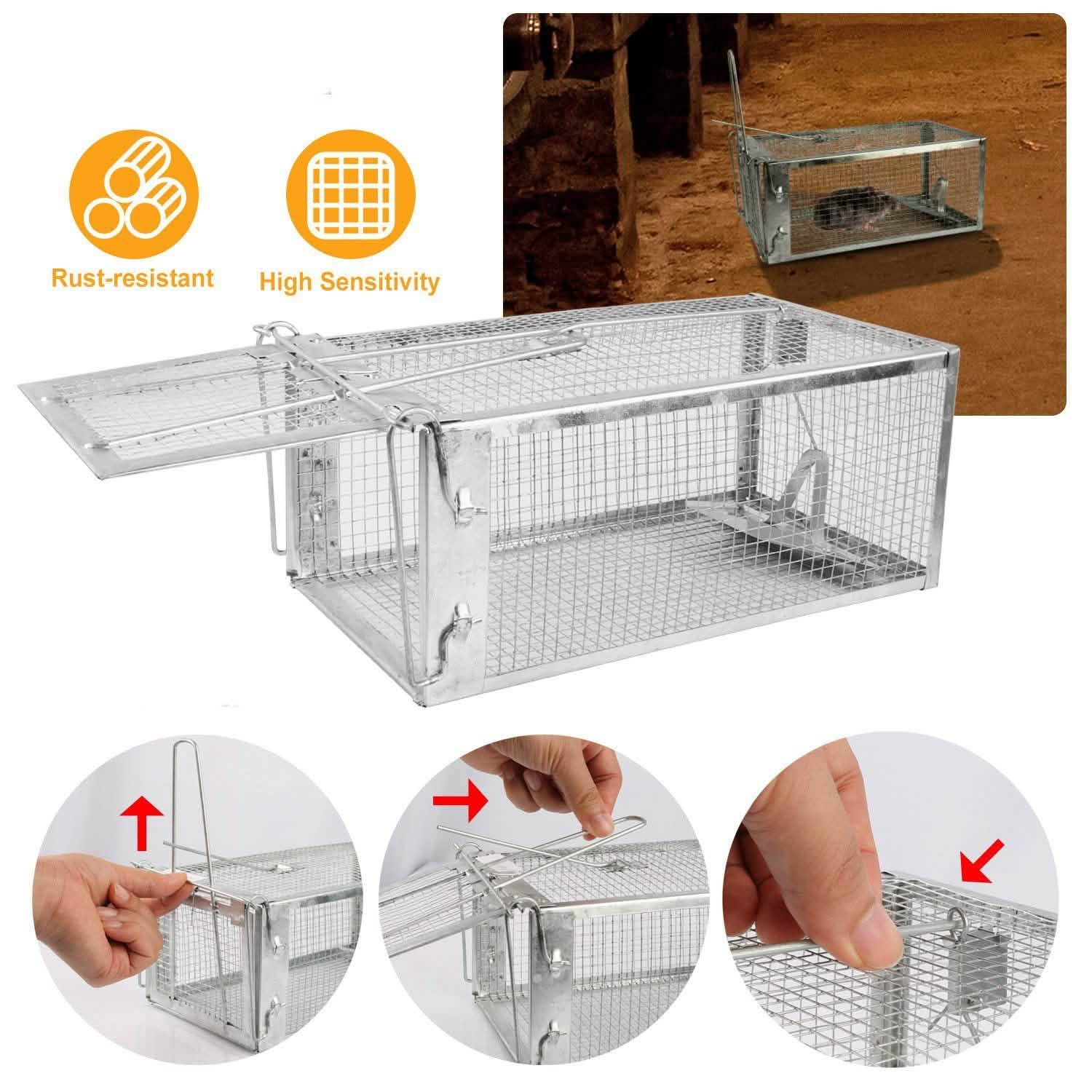 Rat Trap Cage Humane Live Rodent