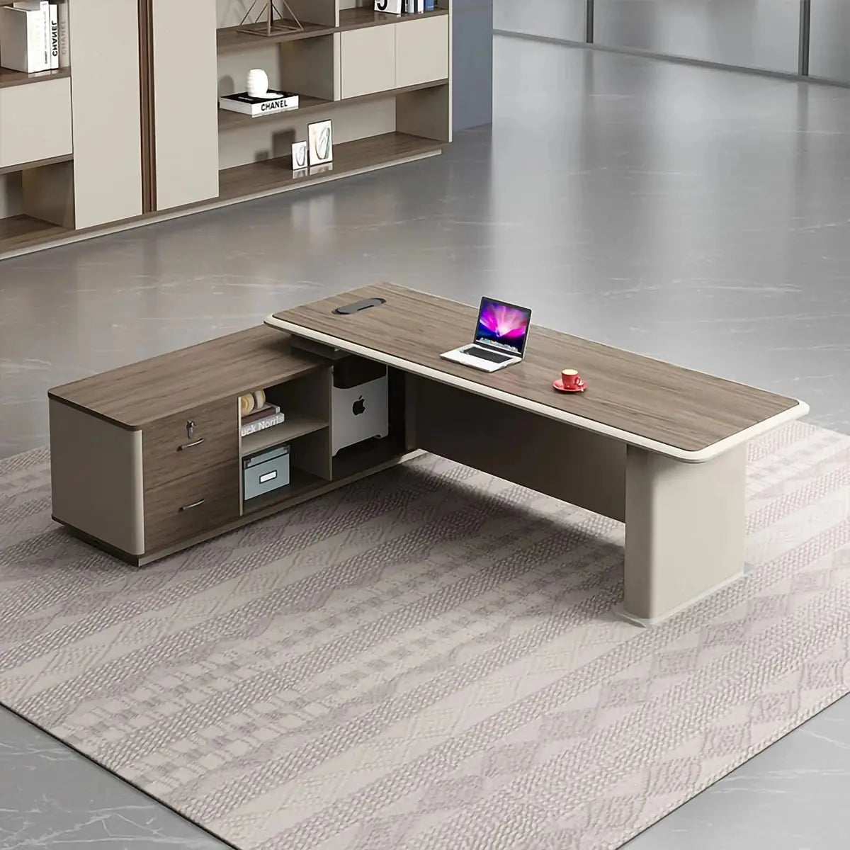 Pembry · Modern L-Shaped Executive Desk