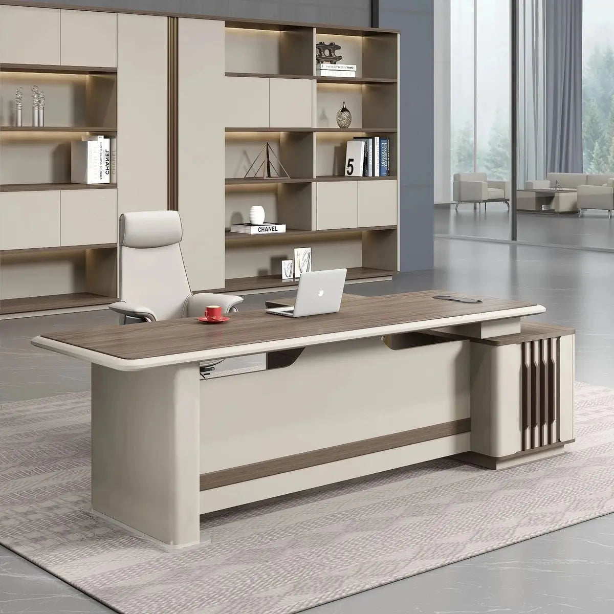 Pembry · Modern L-Shaped Executive Desk
