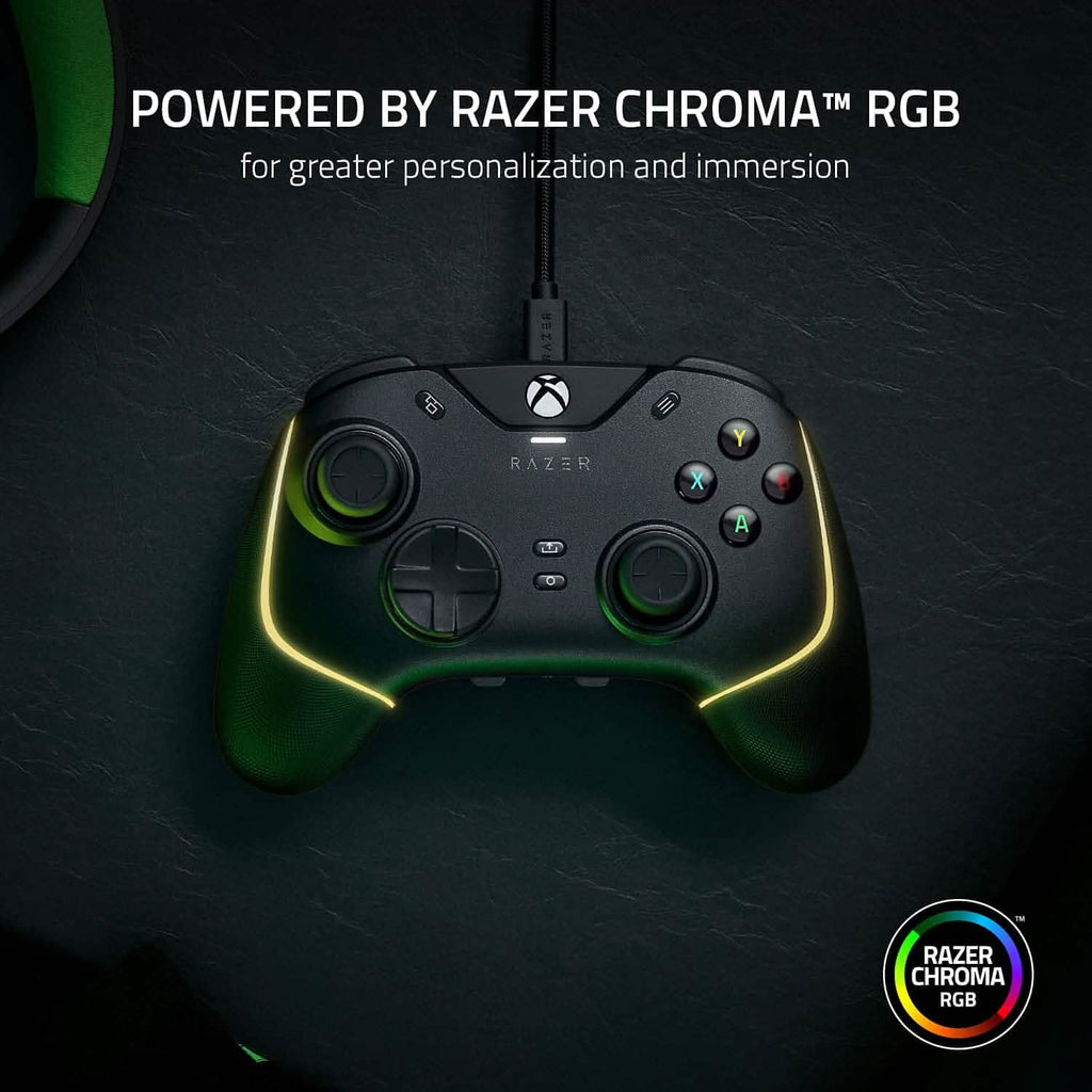 Manette de jeu filaire Razer Wolverine V2 Chroma Pro pour Xbox Series X|S, Xbox One, PC (reconditionnée)