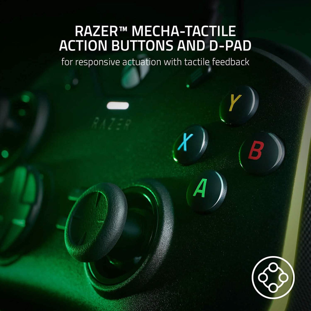Manette de jeu filaire Razer Wolverine V2 Chroma Pro pour Xbox Series X|S, Xbox One, PC (reconditionnée)