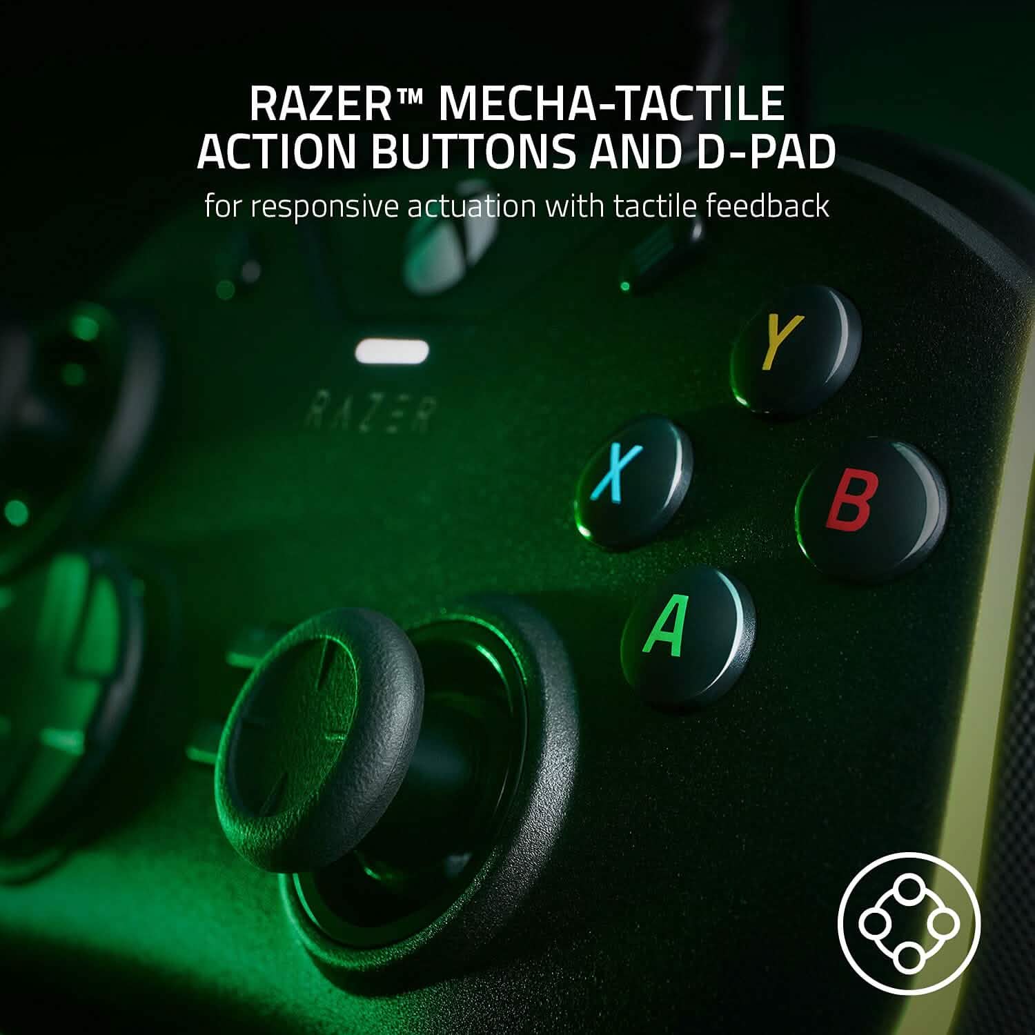Manette de jeu filaire Razer Wolverine V2 Chroma Pro pour Xbox Series X|S, Xbox One, PC (reconditionnée)