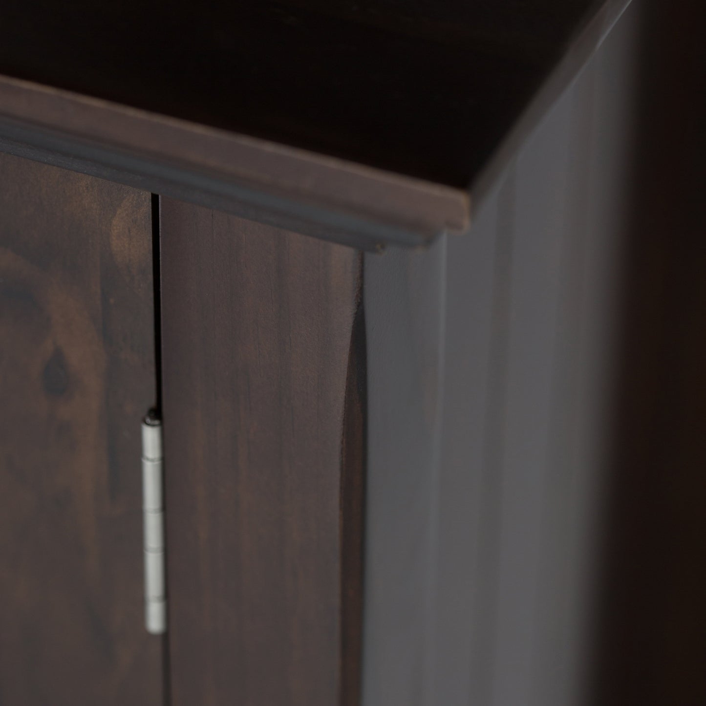 Acadian 39 Inch Wide Solid Wood Transitional Storage Cabinet