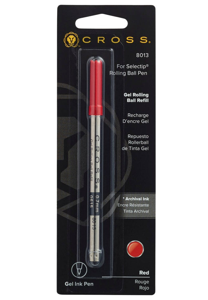 Selectip® Gel Rollerball Pen Refill - Red - Single Pack