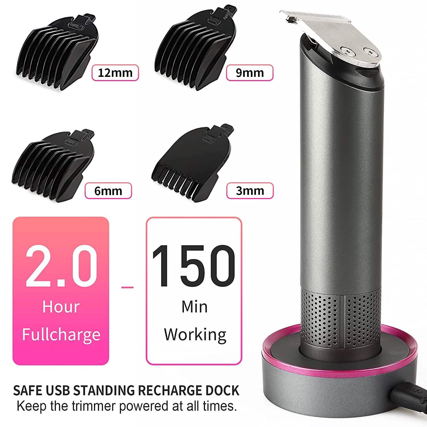 Tondeuse rechargeable pour femme