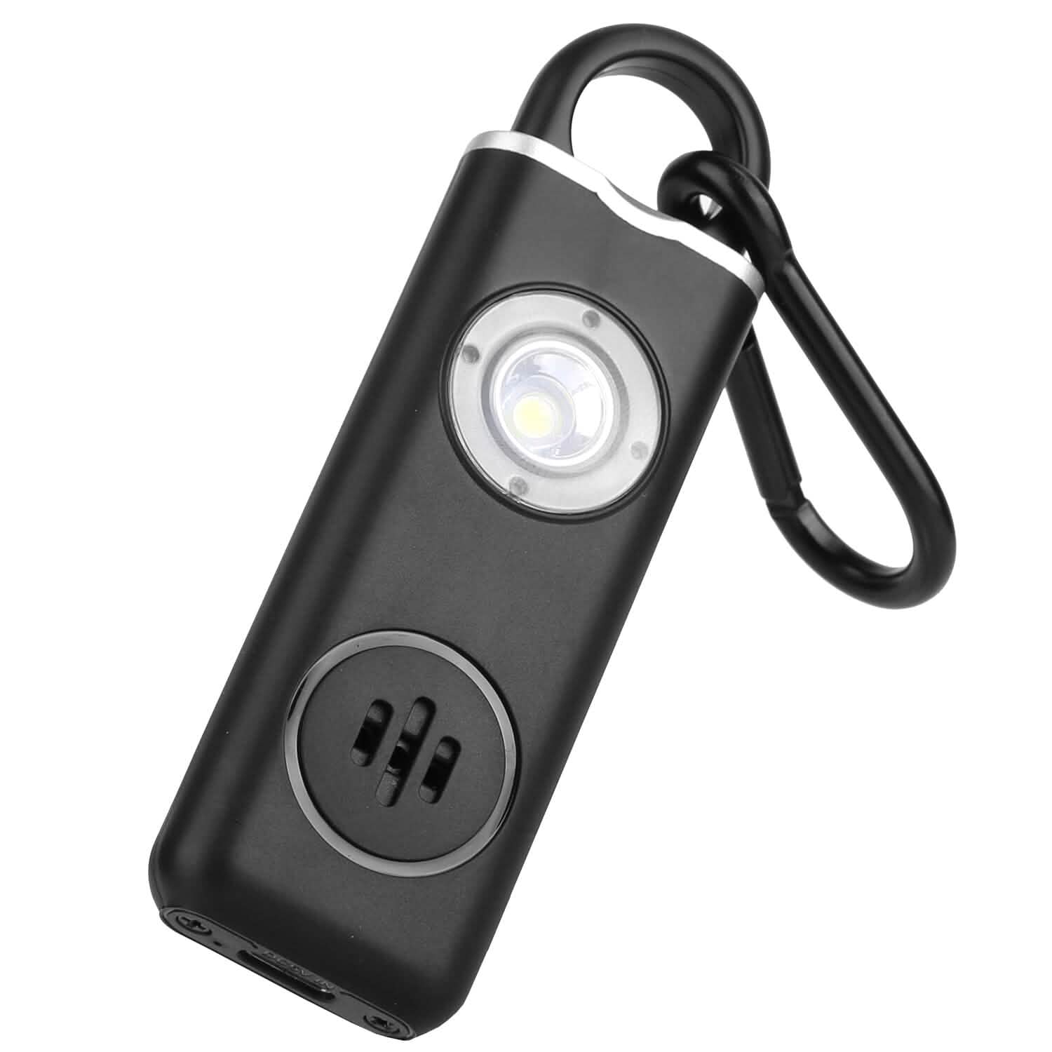 Rechargeable Personal Safety Alarm with Strobe Light