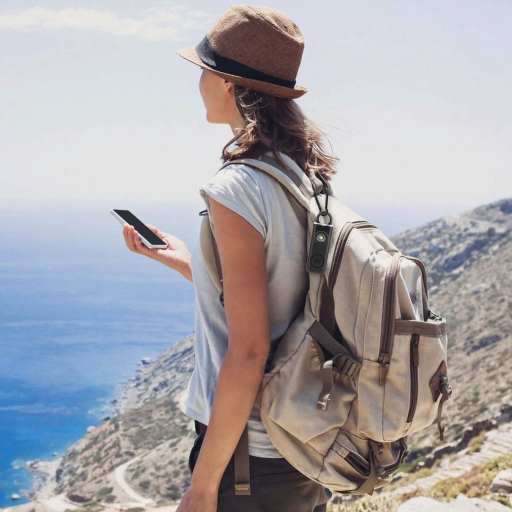 Rechargeable Personal Safety Alarm with Strobe Light