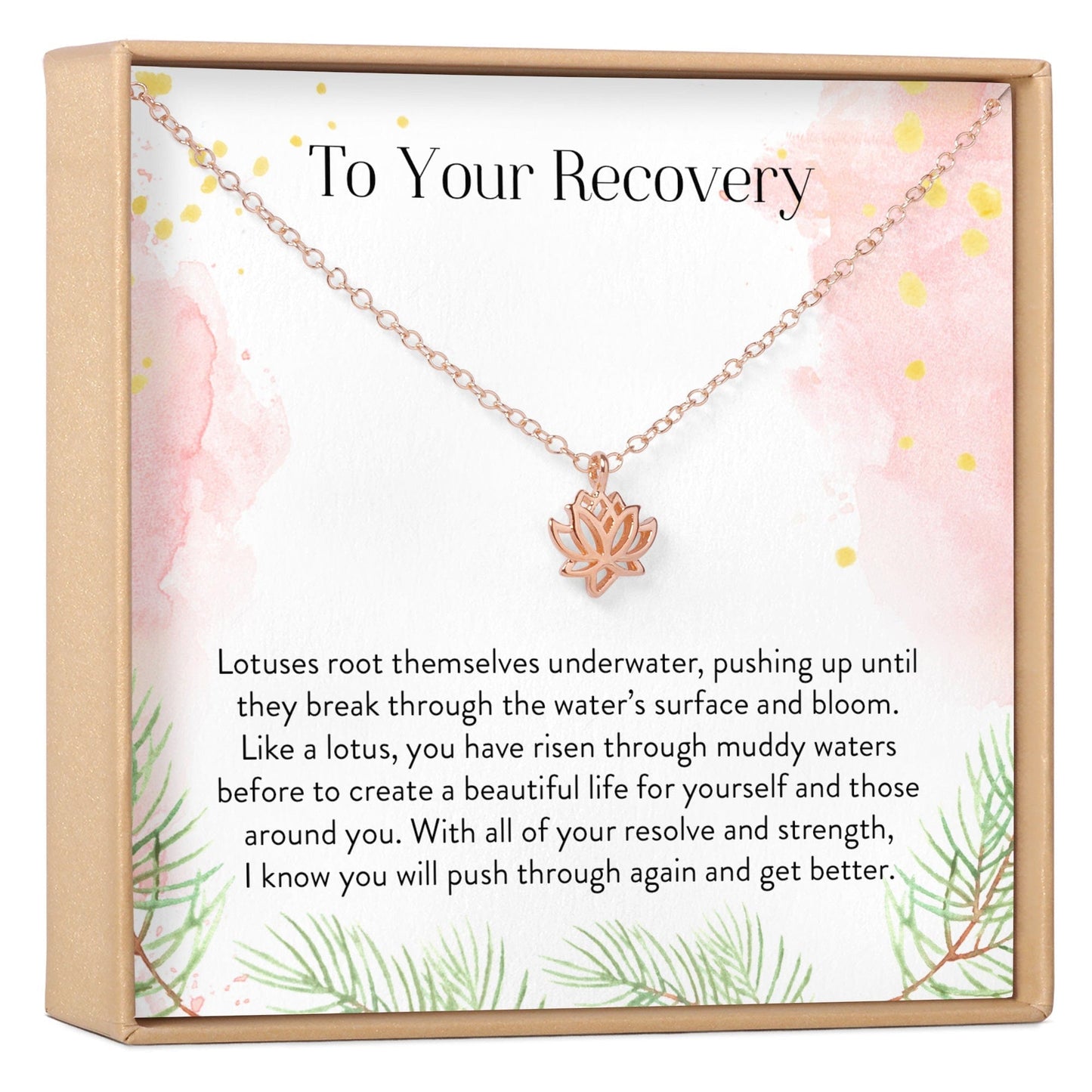 Recovery Lotus Necklace