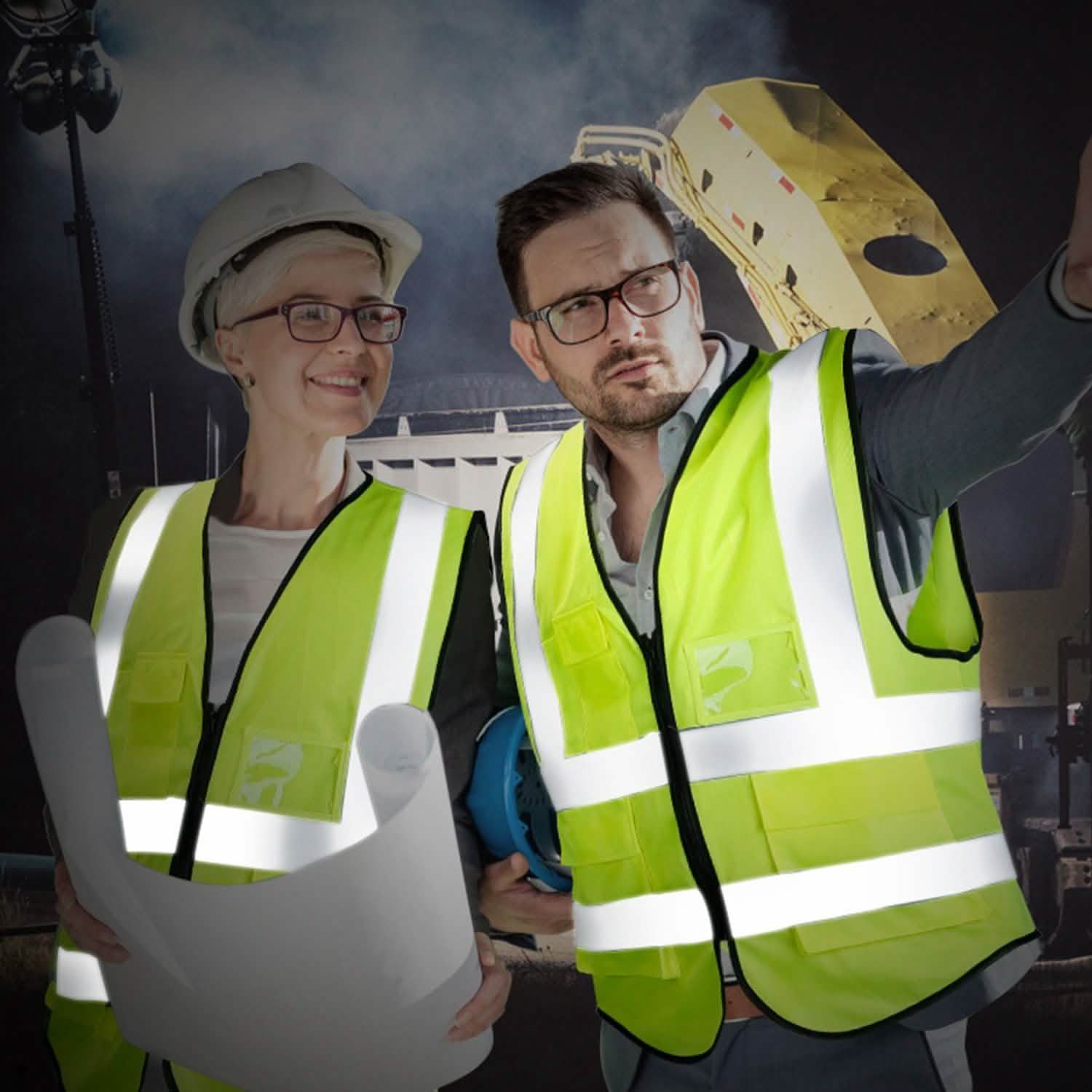 Reflective Safety Vest High Visible Waistcoat
