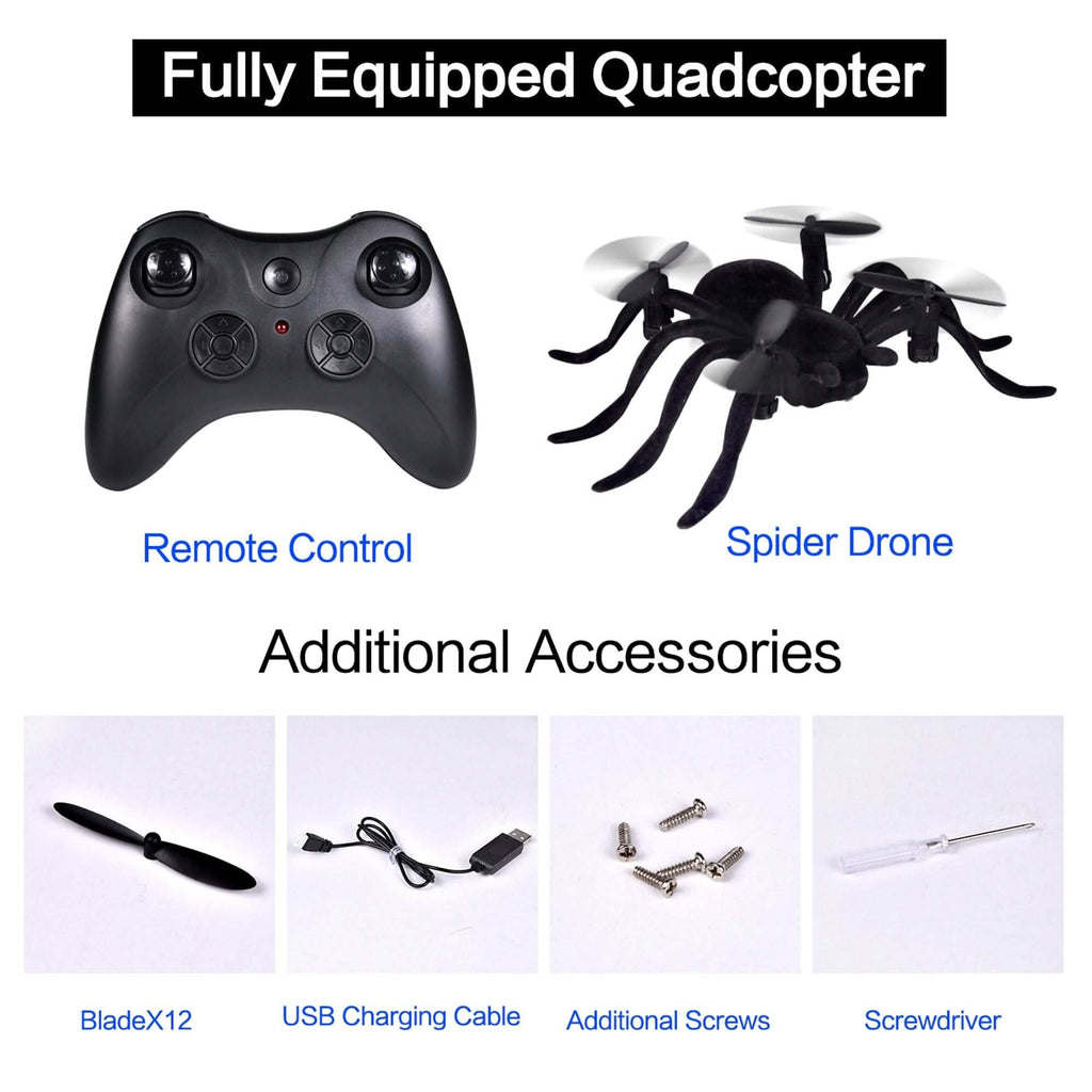 Drone quadricoptère araignée télécommandé