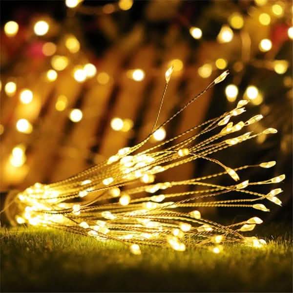 リモコン防水クリスマス花火LEDストリングライト