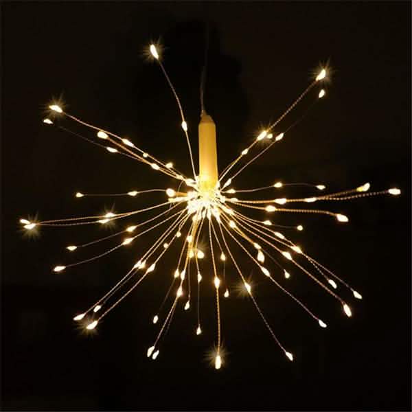 リモコン防水クリスマス花火LEDストリングライト