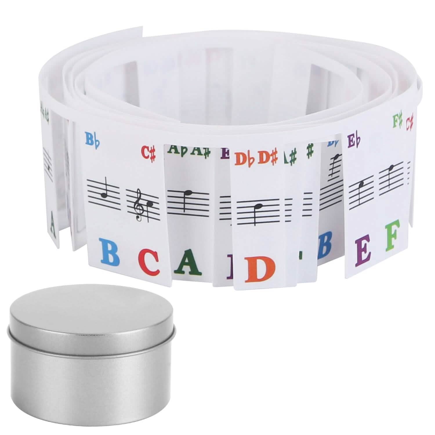 Removable PVC Piano Keyboard Stickers