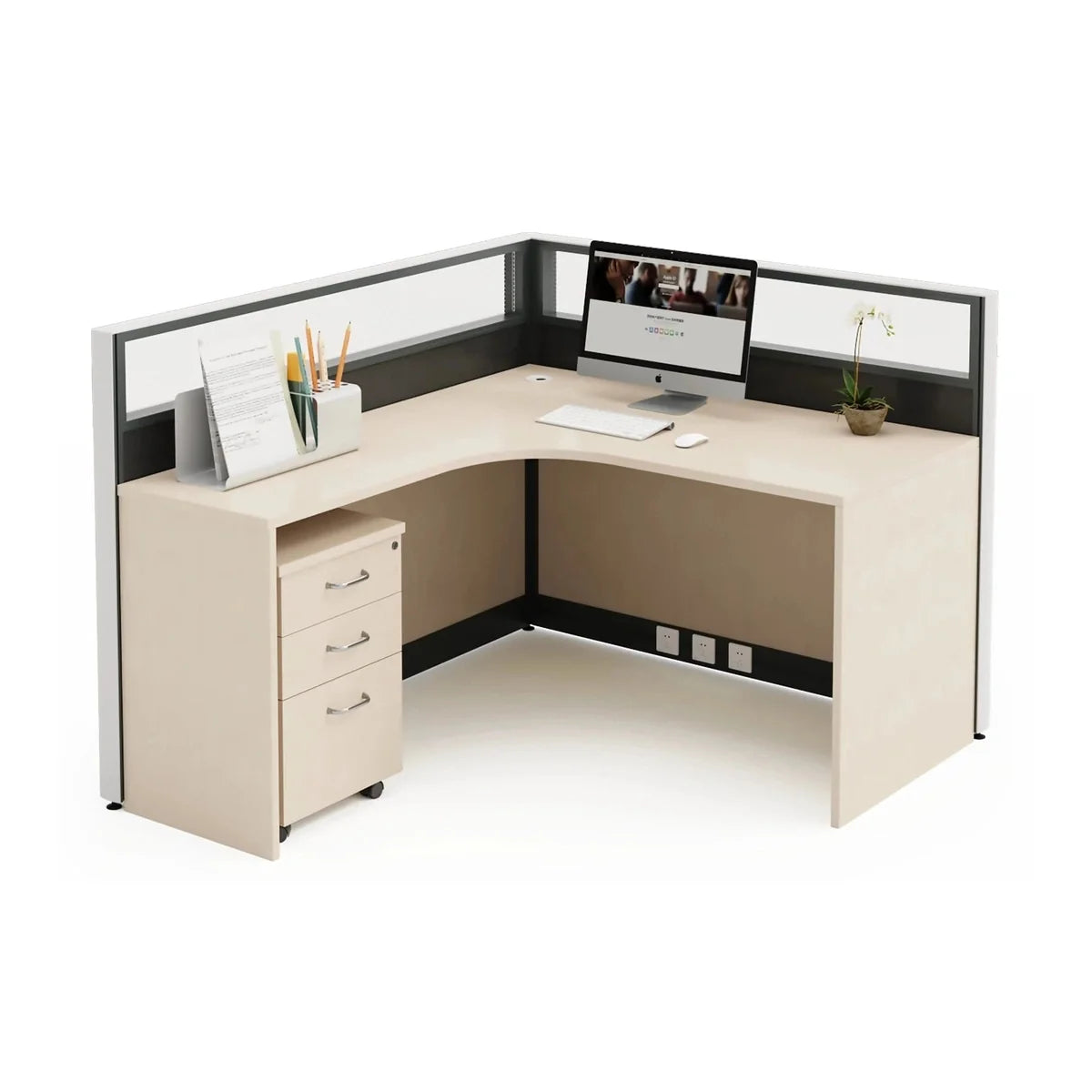 Valtra · L-Shaped Cubicle Workstation