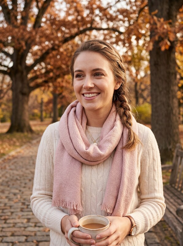 Steve Madden Scarf One Size/Pink